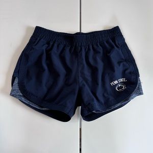 Women’s Penn State University Athletic Shorts | Blue Lined Shorts PSU